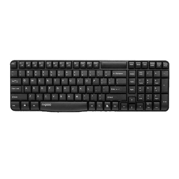 Rapoo E1050 Wireless Keyboard – Simple 2.4GHz