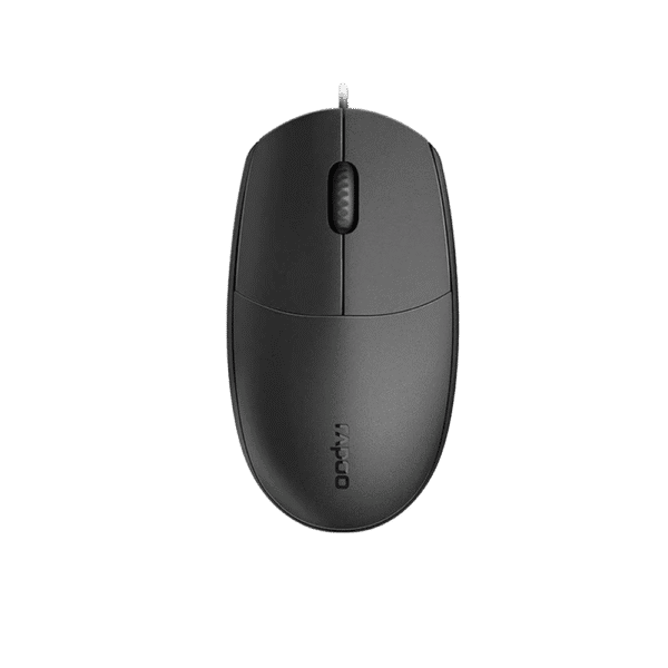 Rapoo N100 - Optical Wired Mouse - 1600 DPI - white
